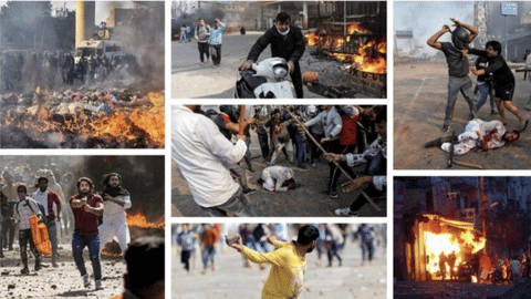 Just 10km from PMO-Home Ministry, Delhi burns in riots.
