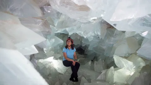 An abandoned mine in Spain hides a sparkling treasure – the world's largest geode, a natural crystal phenomenon that has stunned scientists.