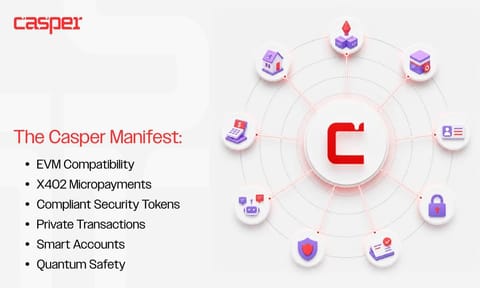 Casper Network Publishes the Casper Manifest, a Multi-Year Roadmap to Power Regulated Real-World Assets and the Machine Economy
